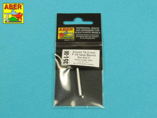 Aber Models - Soviet 76,2mm F-32 tank barrel for KV-1 early model m1941