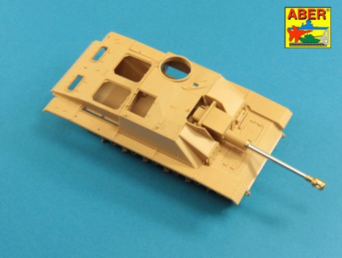 Aber Models - German StuK.40 L/48 7,5 cm Barrel with middle muzzle brake for Stug.III, Ausf G middle