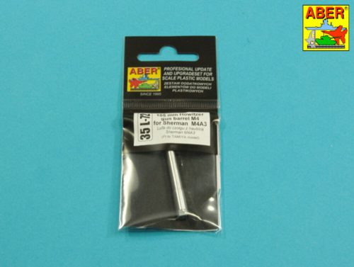 Aber Models - U.S.105mm Howitzer M4 tank Barrel for Sherman M4A3