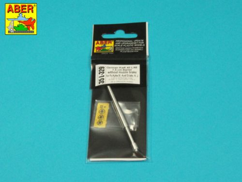 Aber Models - Germ.75mm KwK 40 L/48 barrel  for Pz IVG, H, J without muzzle brake