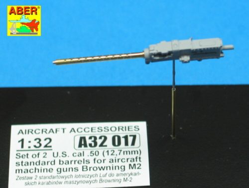 Aber Models - 2 standard barrels for aircraft Browning M2