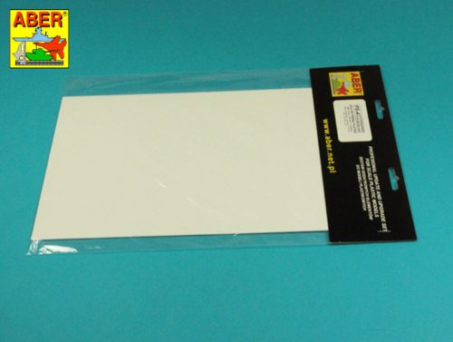 Aber Models - Polystyrene plates 195 x 315 x 1,00 mm x 2 pcs.