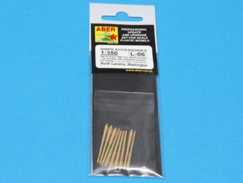 Aber Models - Set of 9 pcs 406 mm short barrels for North Carolina