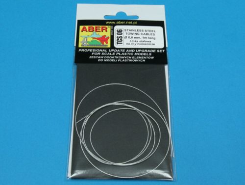 Aber Models - Stainless Steel Towing Cables O 0,6mm, 1 m long