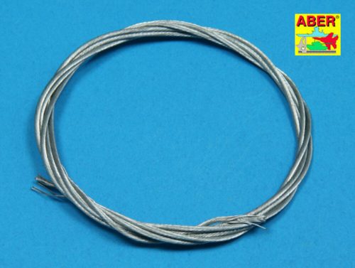 Aber Models - Stainess steel towing cables o 1,3 mm, 1m long