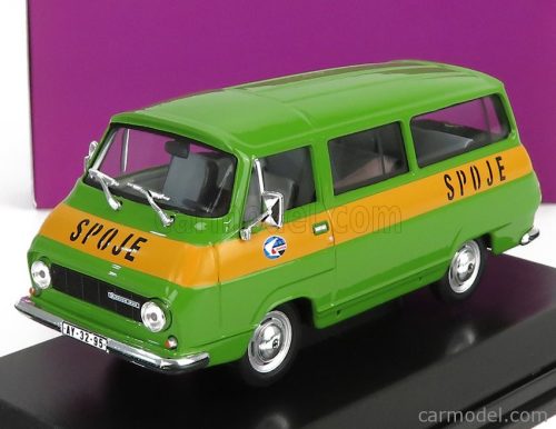 Abrex - Skoda 1203 Minibus Poste Spoje 1974 Green Yellow