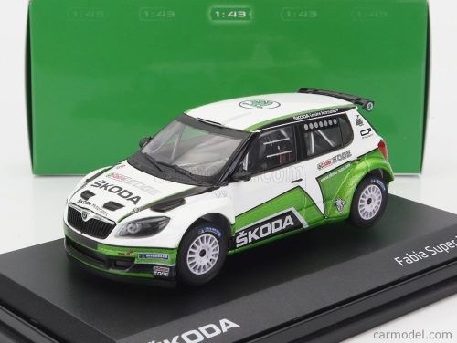 Abrex - Skoda Fabia Ii Fl S2000 N 0 Skoda Motorsport Design Rally 2012 Green White Black