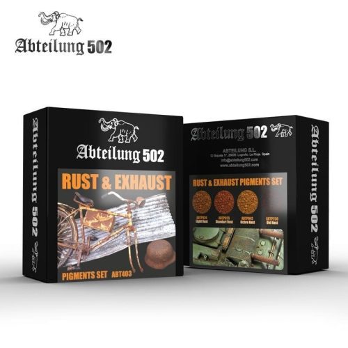 Abteilung 502 - Rust & Exhaust - Pigments Set