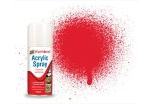 Humbrol - HUMBROL ACRYLIC HOBBY SPRAY 150ML No 19 Red