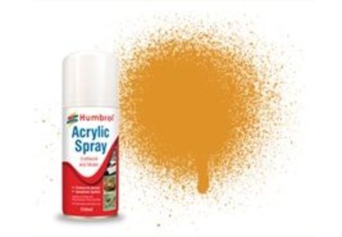 Humbrol - HUMBROL ACRYLIC HOBBY SPRAY 150ML No 54 Brass