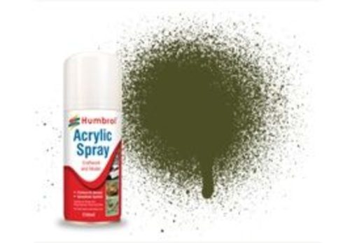 Humbrol - HUMBROL ACRYLIC HOBBY SPRAY 150ML No 155 Olive Drab Matt