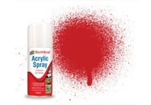 Humbrol - HUMBROL ACRYLIC HOBBY SPRAY 150ML No 220 Italian Racing Red