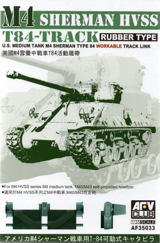 AFV-Club - M4 Sherman HVSS T84-Track