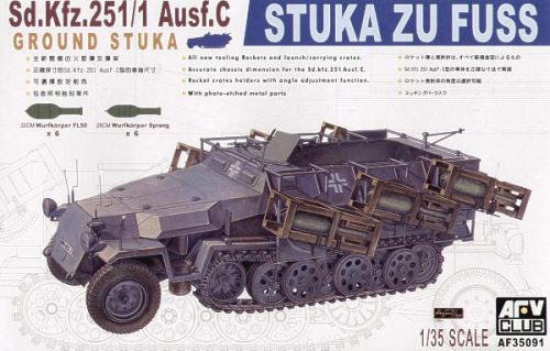 AFV-Club - SDKFZ 251/1 AUSF C STUKA ZU FUSS