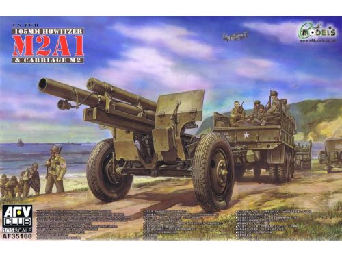 AFV-Club - 105mm HOWITZER M2A1 Carriage M2