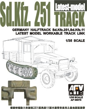 Afv-Club - SDKFZ 251 TRACK FINAL TYPE