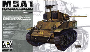 Afv-Club - M5A1 Stuart Light Tank Early