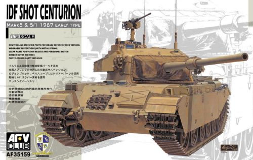 Afv-Club - IDF Shot Centurion Mark 5 1967 Early Type