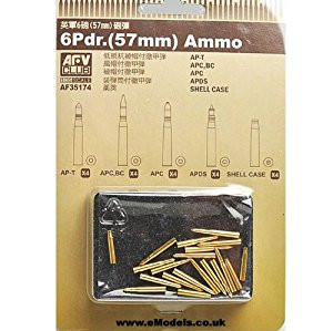 Afv-Club - 20 Pdr ammo (57mm) 20 assorted pcs.