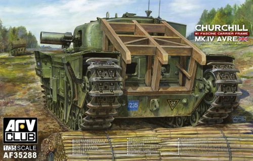 AFV-Club - Churchill Mk.IV AVRE with Fascine Carrier Frame