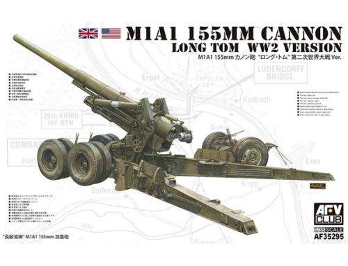 Afv-Club - M1A1 155mm Cannon Long Tom WW2 Version