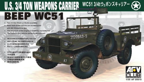 Afv-Club - WC-51 4X4 Weapons Carrier Dodg