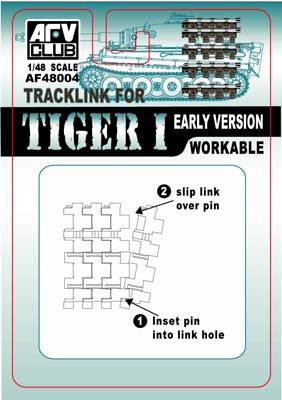 Afv-Club - TRACK LINK TIGER I EARLY