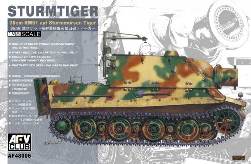 Afv-Club - Sturmtiger 38cm RW61 auf Sturmmörser