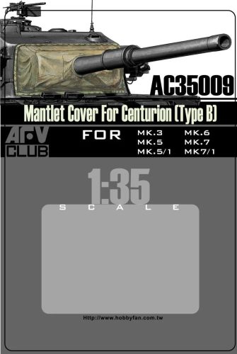 AFV-Club - Mantlet Cover for Centurion - Type B