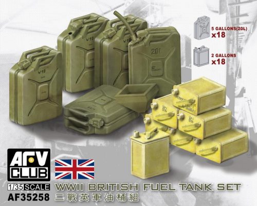 Afv-Club - WWII British Fuel Tank Set