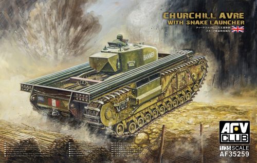 Afv-Club - Churchill avre with snake launcher