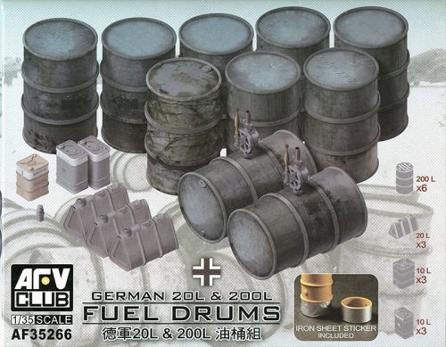 Afv-Club - German 20L & 200L Fuel Drums