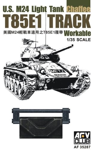 Afv-Club - U.S. M24 Light Tank Chaffee T85E1 TRACK