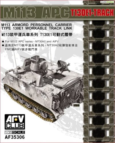 Afv-Club - M113 APC T130E1 Workable Track Link