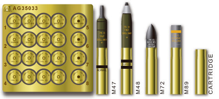 Afv-Club - Us 75mm Gun Ammo