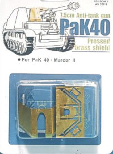 Afv-Club - Pak40 Extra Detail Set Photo Brass Etched Conversation Kit