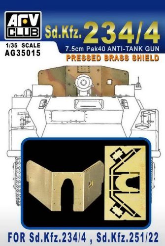 Afv-Club - METAL SHIELD SDKFZ 234/4