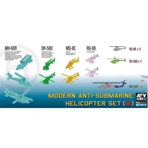 AFV-Club - Modern Anti-Submarine Helicopter Set (B)