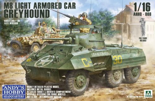 Andys HHQ - M8 Greyhound US Light Armored Car (1:16)