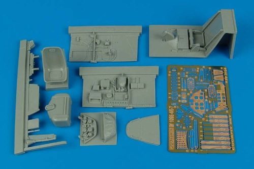 Aires - Bf 109E-4/E-7 cockpit set for Eduard