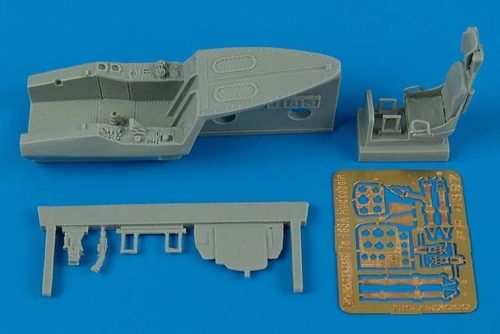 Aires - Focke Wulf Ta 183A cockpit set Für Tamiya Bausatz