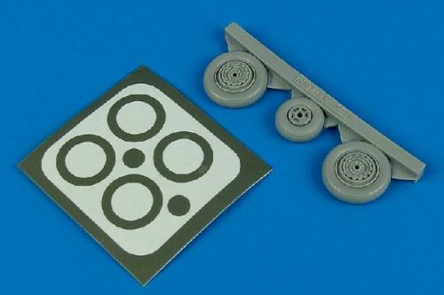 Aires - MiG-17 Fresco wheels & paint masks for Hobby Boss