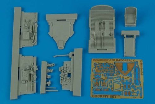 Aires - P-47D Razorback cockpit set (TAMIYA)