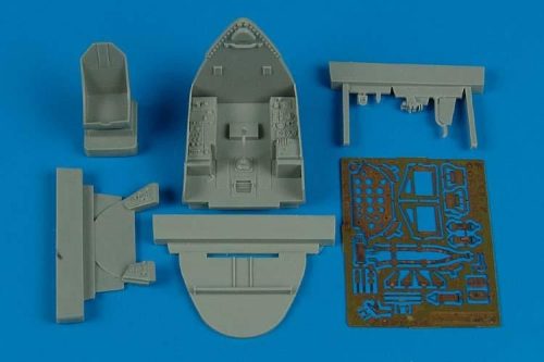 Aires - F4U-7 Corsair cockpit set for Hasegawa