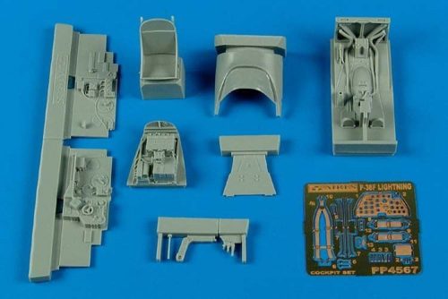 Aires - P-38F Lightning cockpit set f.Academy