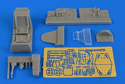 Aires - Bf 109G-5 (late)cockpit set f. Eduard