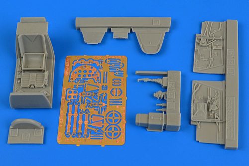 Aires - Bf 109F-2/F-4 cockpit set f.Eduard