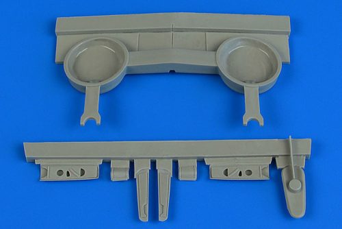 Aires - P-40B wheel bay for Airfix