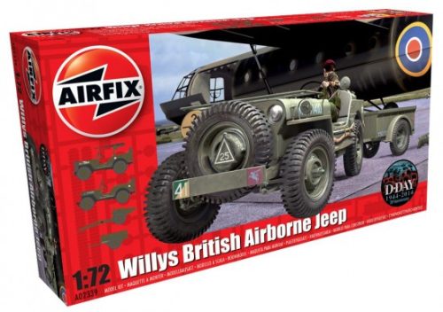 Airfix - Willys Jeep, Trailer & 6PDR Gun