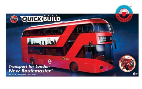 Airfix - QUICKBUILD New Routmaster Bus - Snap-fit